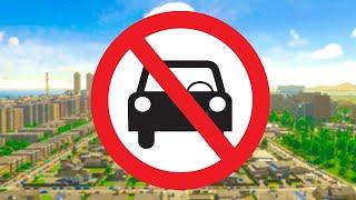 I banned cars in Cities Skylines 2...