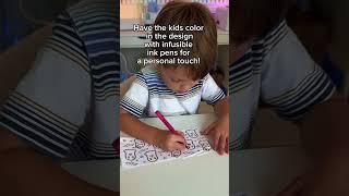 Try this quick hack with infusible ink pens to make a kid friendly DIY perfect for gift giving!