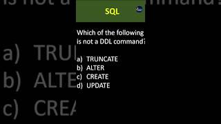 SQL MCQ #youtubeshorts #viral #shorts #short #ytshorts