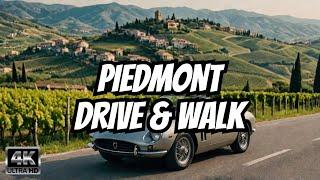 Piemont - das große italienische 4K Drive & Walk II in einem Barolo-Land.