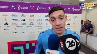 Nahuel Molina anotó el primer gol de Argentina  y le contó a Tigo Sports ️