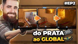 do PRATA ao GLOBAL CS2 #2 - Gameplay comentada na MIRAGE