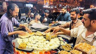 POPULAR BUN KABAB MAKING - Special Egg Anda Shami Burger Recipe | Karachi's Famous Street Food