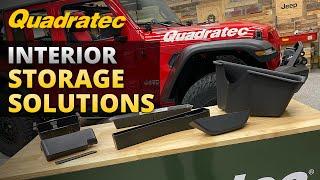 Quadratec Interior Storage Trays for Jeep Wrangler & Gladiator