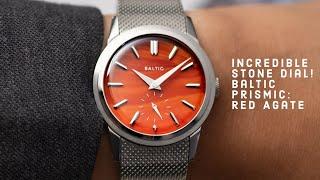 NEW Baltic Prismic Stone Dial | Red Agate Limited Edition— is this peak modern dress watch?