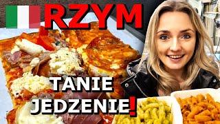 RZYM w JEDEN DZIEŃ! | Gdzie TANIO zjeść? - Sprawdzamy popularne LOKALE | Smaki Rzymu Vlog. 1