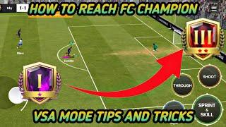 FC MOBILE 24 WE ARE CLOSE TO FC CHAMP IN VSA! VSA TIPS AND TRICKS AND LEGENDARY 1 GAMEPLAY!