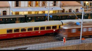 Spur N Modelleisenbahn - Fahrvideo mit Rollmaterial der 1990/80/70er SBB, BLS, FS, SNCF - Teil 1