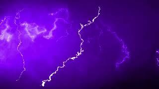 Purple Thunderstorm Lightning 4K Animated Background Screensaver Backdrop Nature Wallpaper