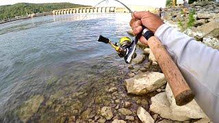 Jumping Rocks For BIG Bluegill! Catch Tons Of Bluegill With This Technique!!!