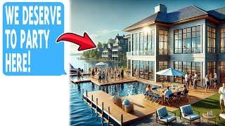 Rich Karen Throws A Party For 50 People On My Waterfront Property Without Permission!