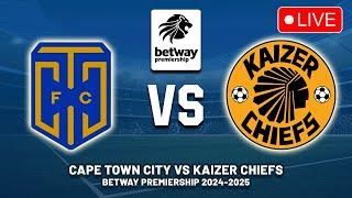 CAPE TOWN CITY VS KAIZER CHIEFS BETWAY PREMIERSHIP 2024/2025 PREVIEW PREDICTIONS LINEUP HEAD TO HEAD