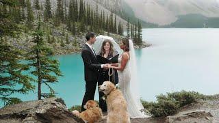 Moraine Lake Elopement | Chari & Chris