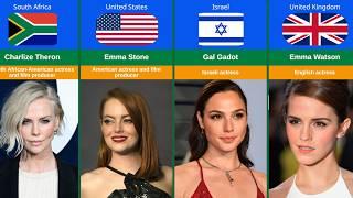 Female Actress From Different Countries