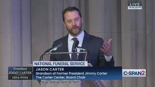 Jason Carter Tribute to Grandfather, President Jimmy Carter