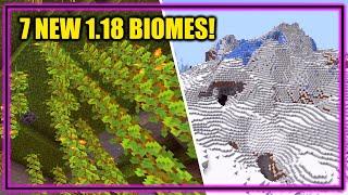 All 7 Amazing New Biomes! | Minecraft 1.18 Caves and Cliffs Part 2 Snapshot