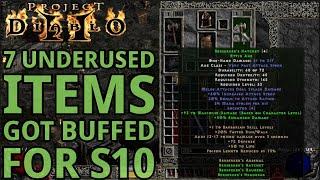 7 Underused items that may see more play in S10 of Project Diablo 2 (PD2)