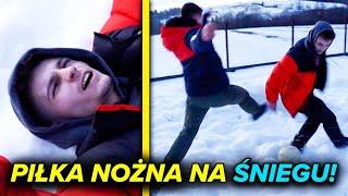 Gramy w PIŁKĘ NOŻNĄ na ŚNIEGU!️