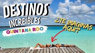 6 Destinos INCREÍBLES Que Tienes Que Visitar en QUINTANA ROO  #mexico #quintanaroo #playa