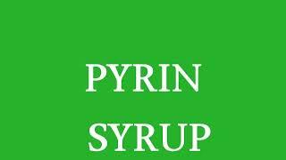 PYRIN SYRUP