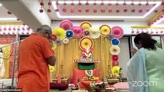 Ganesh Chaturthi - Day 3 - Satsang 1  - Chanting, Pooja  & Talk on Ganesh Pancharatnam Verse 4