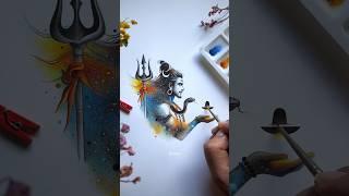 Mahadev Drawing ️ | #shorts #mahadev #drawing #shiv #youtubeshorts #art