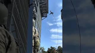 How I Practice Military Rappel: Wait For It | Military Hub #usshorts #militaryshorts #germanarmy