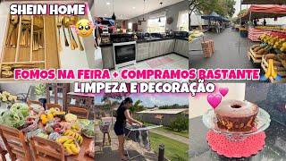 LIMPEZA E ORGANIZAÇÃO / Compras Na FEIRA / DECORAÇÃO COM SHEIN HOMEBolo de CENOURA /GELADEIRA LIMPA