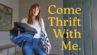 Come Thrift With Me For Fall Clothes (mostly just jeans)