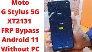 Moto G Stylus 5G (XT2131) FRP Bypass Android 11 Without PC | moto xt2131-3 frp bypass android 11