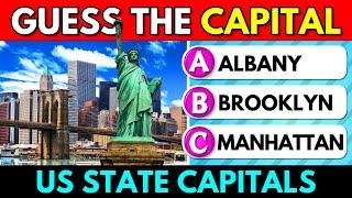 Guess the US State Capitals  | 50 State Capitals Quiz