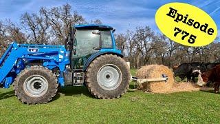 Homemade Bale Unroller’s Maiden Voyage!