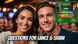 5 Questions? What will Writer Lance Collins and Singer Shani Share?