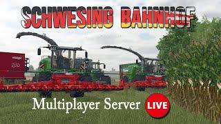 LIVE  Mega Silage Mission - Schwesing Bahnhof Community MP Server - Farming Simulator 25
