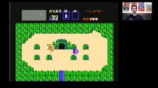 The Legend of Zelda (NES) No Sword 1st Quest with Mike Matei