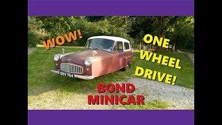 Real Road Test: Bond Minicar MkG twin-cylinder, one-wheel drive!