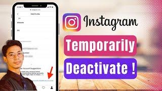 How To Temporarily DEACTIVATE Instagram Account (Latest Update 2024)