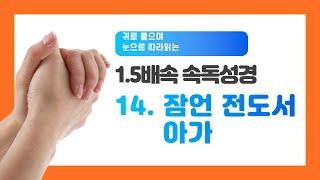 1.5배속 속독성경 _ 14.잠언 전도서 아가