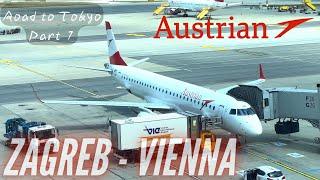 Trip Report | Zagreb - Vienna | Austrian Airlines Economy Class | Embraer E195