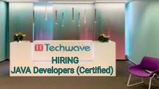 Java Developers(Certified) ! Techwave consulting !