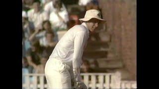 DAVID GOWER 215 ENGLAND v AUSTRALIA 5th TEST MATCH DAYS 3 & 4 EDGBASTON AUGUST 17 & 19 1985