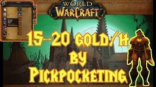 Classic WoW: 15-20 Gold/h as a Rogue Pickpocketing in SM | Farming Guide for Mount and Later Stages