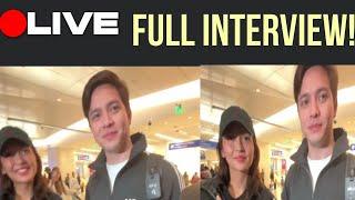 Live! Kathden interview @ LA airport! • Kathryn at Alden  excited na mag pakilig sa KATHDEN FANS!