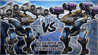 [WR]  Screamer VS Devastator – Mk3 Sonic Comparison | War Robots