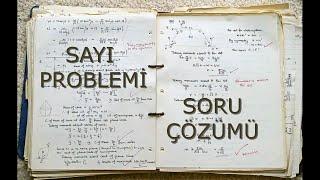 SAYI PROBLEMİ TEK SORU