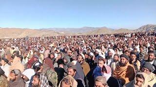 Thousands attend funeral of Taliban minister killed by Islamic State suicide bombing