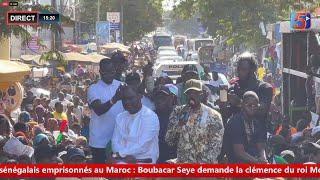 Pikine: Ousmane Sonko draine une Foule incroyable venant de partout…