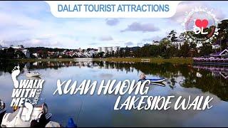 [Walk with me] Romentic Xuan Huong lake in the center of Dalat 쑤언흐엉호수산책