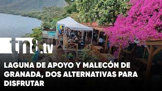 Laguna de Apoyo y Malecón de Granada, dos alternativas para ir de paseo en Nicaragua