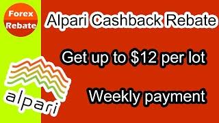 Alpari cashback rebate - Get up to $12 per lot - Weekly payment